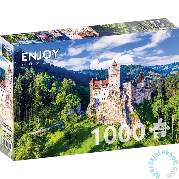 Enjoy 1000 db-os puzzle - Bran Castle in Summer, Romania (2100)