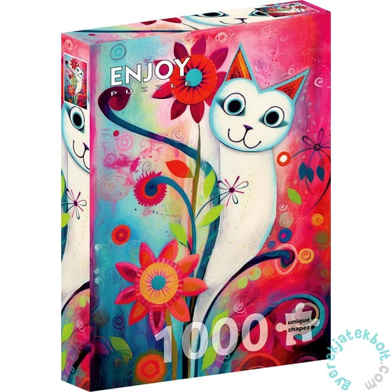 
Enjoy 1000 db-os puzzle - A Happy White Cat (2293)
