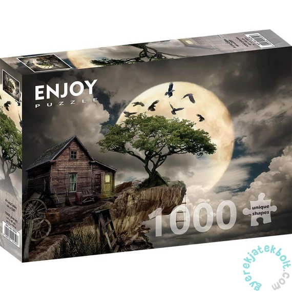 Enjoy 1000 db-os puzzle - A Log Cabin on a Cliff (1614)