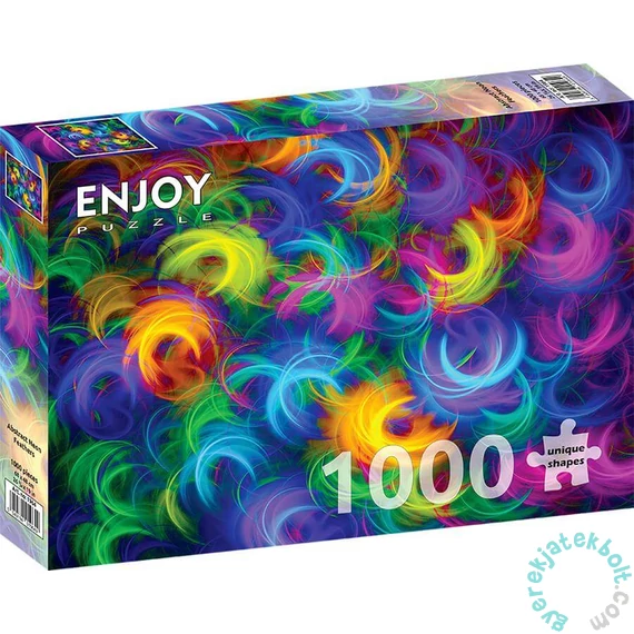 Enjoy 1000 db-os puzzle - Abstract Neon Feathers (1964)