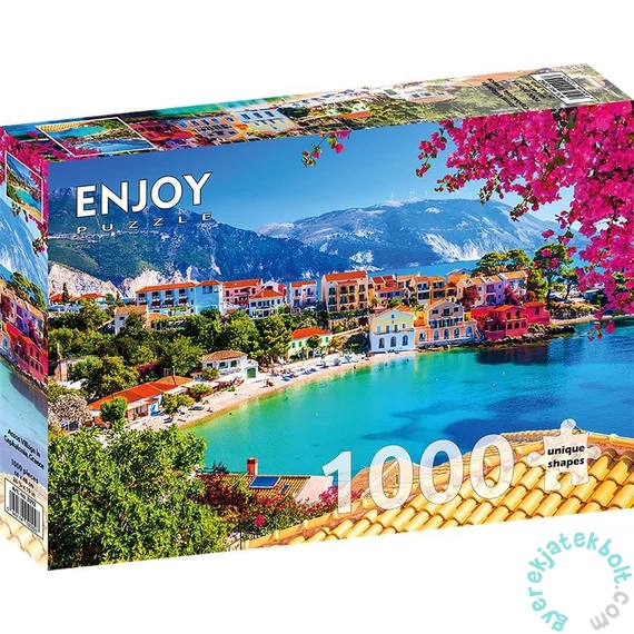 Enjoy 1000 db-os puzzle - Assos Village in Cephalonia, Greece (2092)