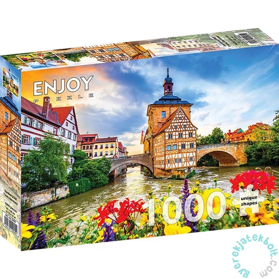Enjoy 1000 db-os puzzle - Bamberg Old Town, Germany (2095)