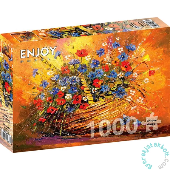 Enjoy 1000 db-os puzzle - Basket with Flowers (1687)