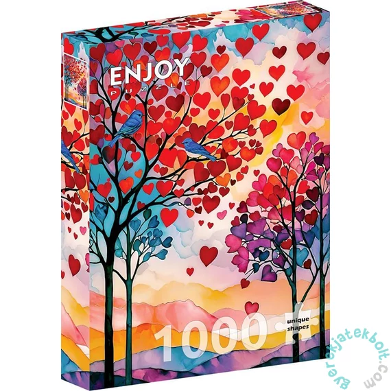 Enjoy 1000 db-os puzzle - Bluebirds in Love (2299)
