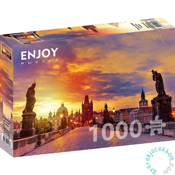 Enjoy 1000 db-os puzzle - Charles Bridge at Sunset, Prague (1284)
