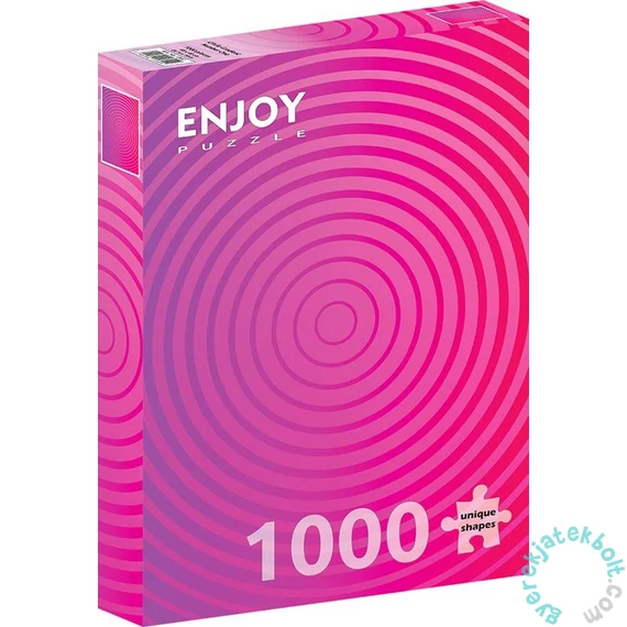 Enjoy 1000 db-os puzzle - Circle Gradient Number One (1302)