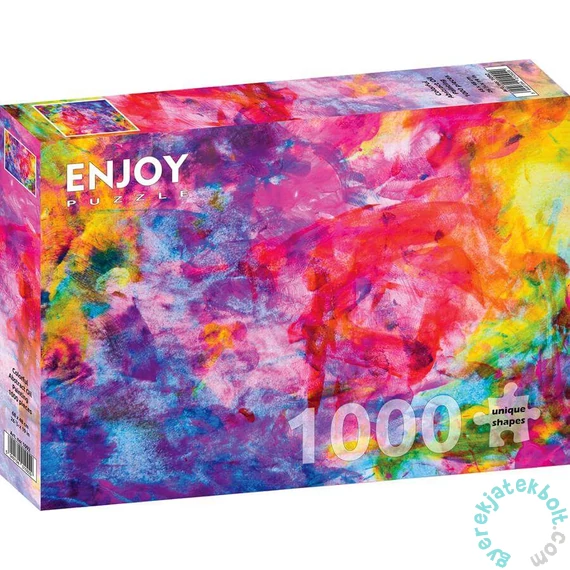 Enjoy 1000 db-os puzzle - Colourful Abstract Oil Painting (1092)