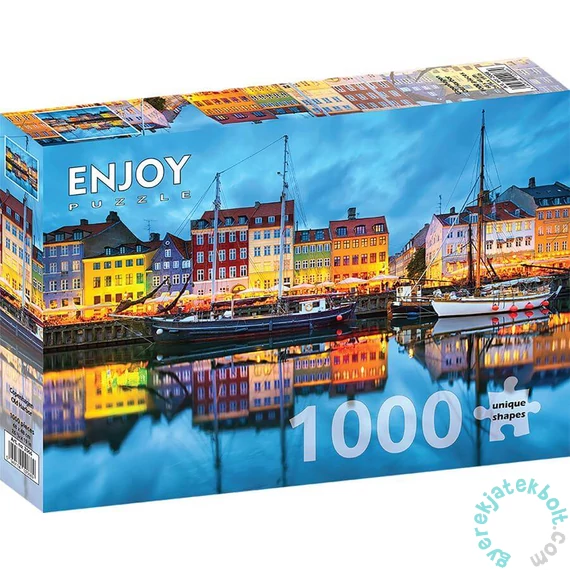Enjoy 1000 db-os puzzle - Copenhagen Old Harbor (2066)