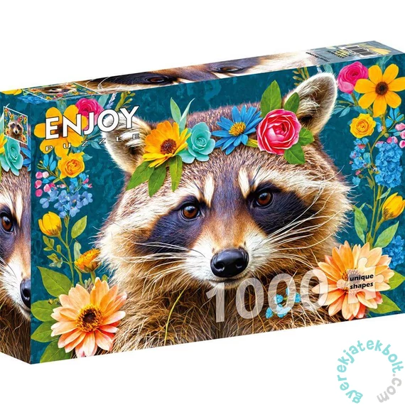 Enjoy 1000 db-os puzzle - Floral Raccoon (2389)