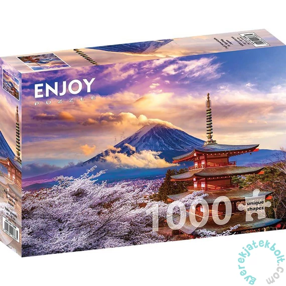 Enjoy 1000 db-os puzzle - Fuji Mountain in Spring, Japan (1368)