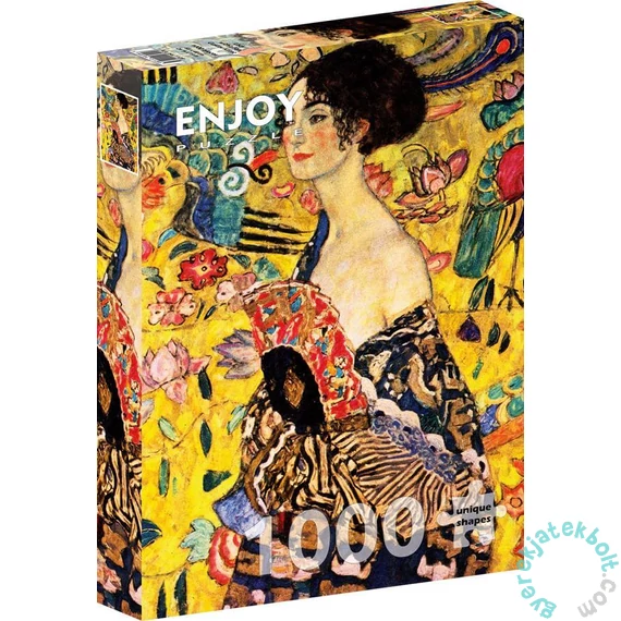 Enjoy 1000 db-os puzzle - Gustav Klimt: Lady with a Fan (1128)