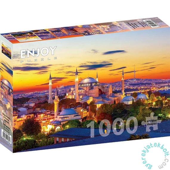 Enjoy 1000 db-os puzzle - Hagia Sophia at Sunset, Istanbul (1359)