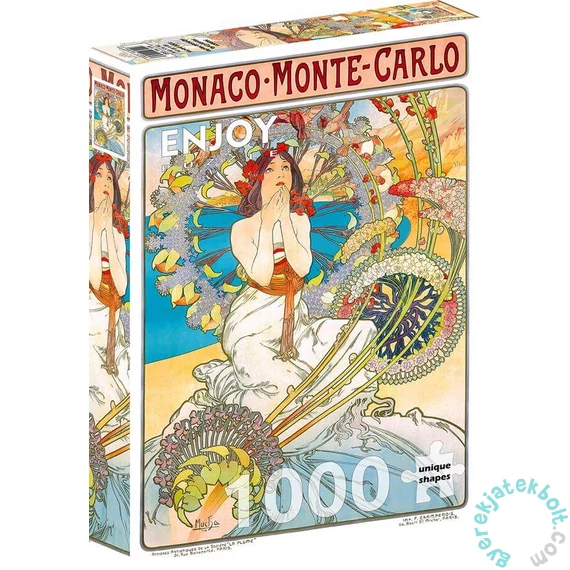 Enjoy 1000 db-os puzzle - Monaco Monte Carlo, Alphonse Mucha (1560)