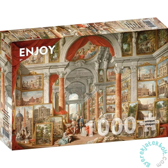 Enjoy 1000 db-os puzzle - Paolo Panini: Views of Modern Rome (1119)