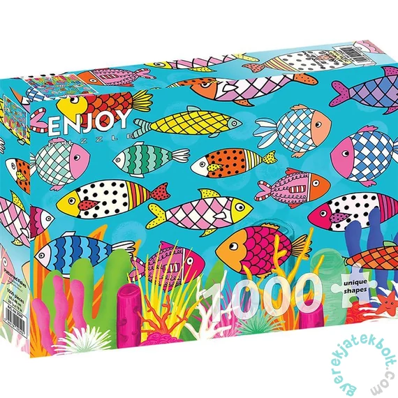 Enjoy 1000 db-os puzzle - Patterned Fishes (2049)