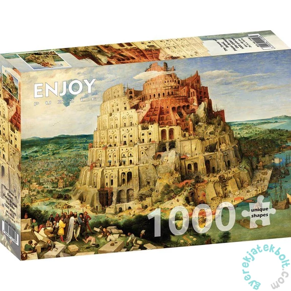 Enjoy 1000 db-os puzzle - Pieter Bruegel: The Tower of Babel (1146)