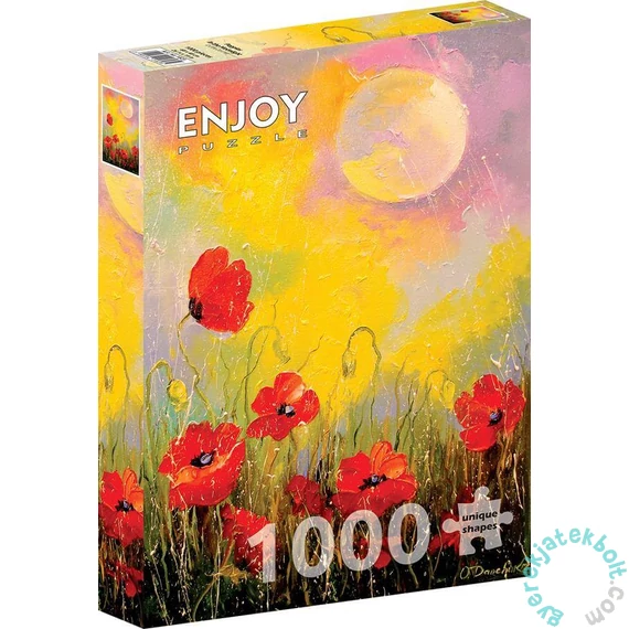 Enjoy 1000 db-os puzzle - Poppies in the Moonlight (1823)