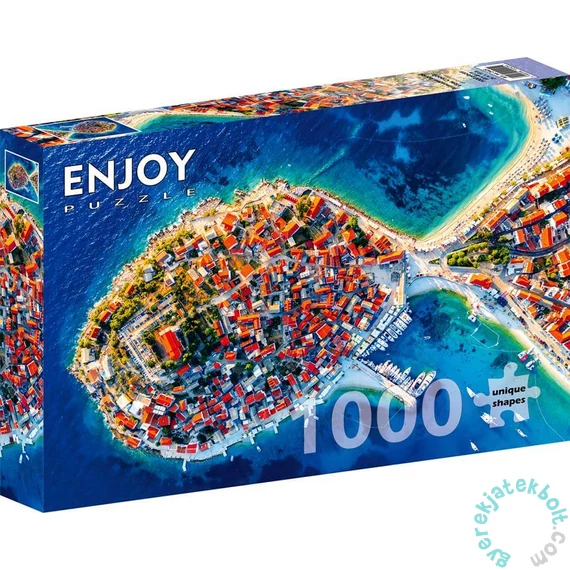 Enjoy 1000 db-os puzzle - Primosten Aerial View, Croatia (2425)
