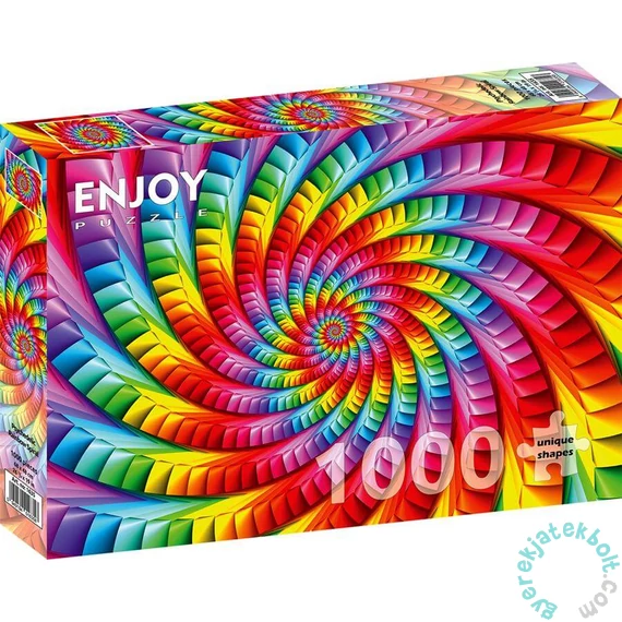 Enjoy 1000 db-os puzzle - Psychedelic Rainbow Spiral (1635)