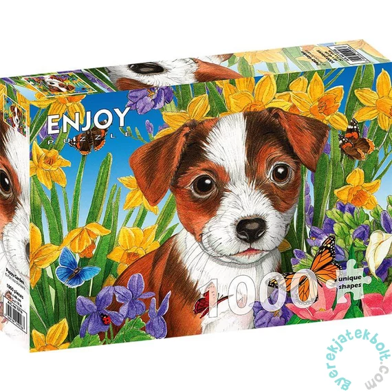 Enjoy 1000 db-os puzzle - Puppy Garden (1916)