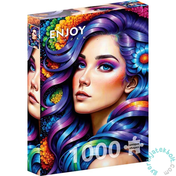 Enjoy 1000 db-os puzzle - Rainbow Flower Portrait (2172)