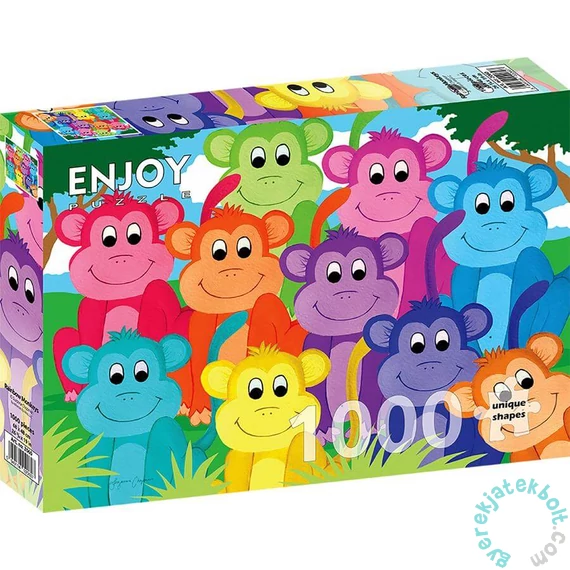 Enjoy 1000 db-os puzzle - Rainbow Monkeys (2060)