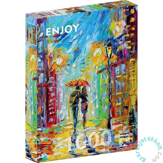 Enjoy 1000 db-os puzzle - Rainy Romance in the City (1431)
