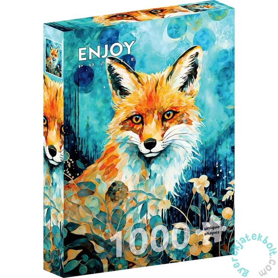 Enjoy 1000 db-os puzzle - Red Fox on Blue (2325)