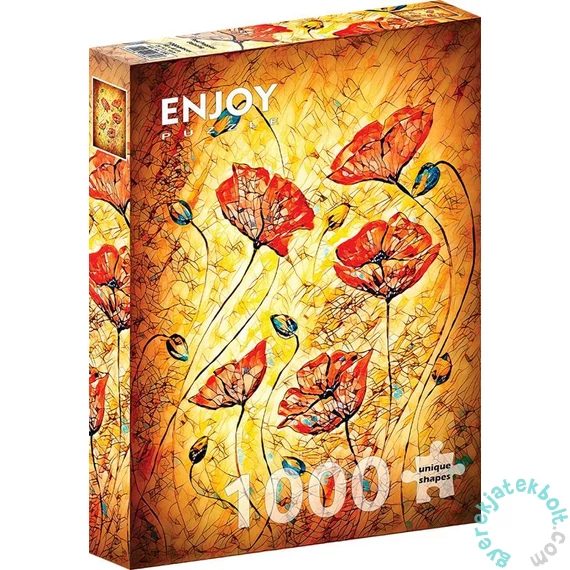 Enjoy 1000 db-os puzzle - Red Poppies Painting (1380)