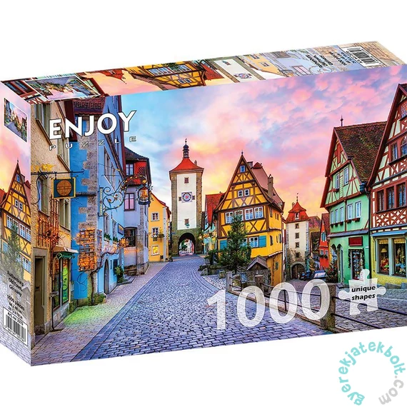 Enjoy 1000 db-os puzzle - Rothenburg Old Town, Germany (2070)