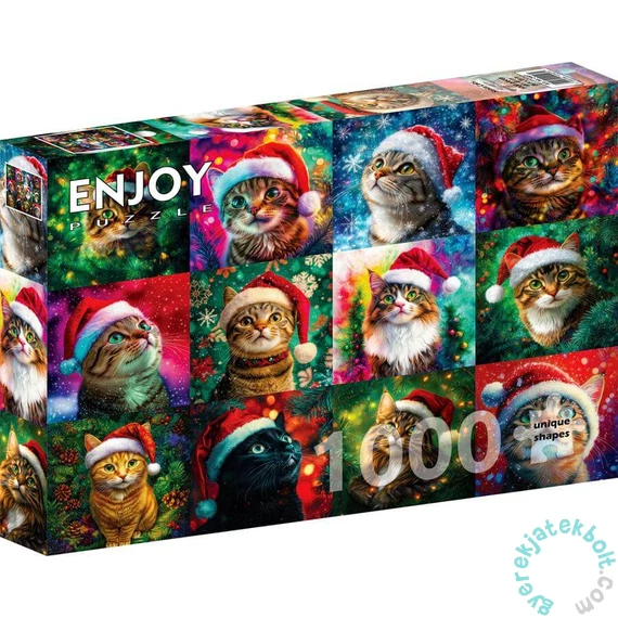 Enjoy 1000 db-os puzzle - Santa Cats (2407)