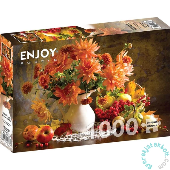 Enjoy 1000 db-os puzzle - Still Life with Orange Dahlias (1233)