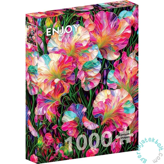 Enjoy 1000 db-os puzzle - Sweet Peas Stained Glass (2330)