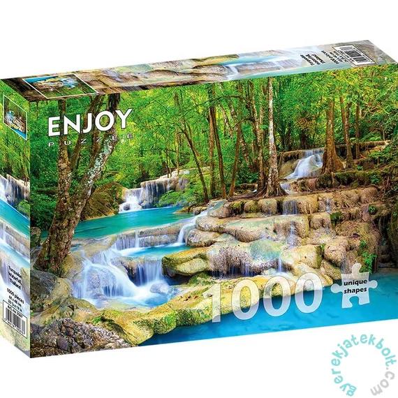 Enjoy 1000 db-os puzzle - Turquoise Waterfall, Thailand (2067)