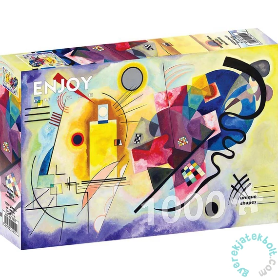 Enjoy 1000 db-os puzzle - Vassily Kandinsky: Yellow Red Blue (1212)