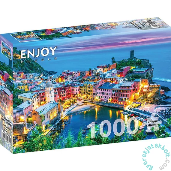 Enjoy 1000 db-os puzzle - Vernazza at Dusk, Cinque Terre, Italy (2080)