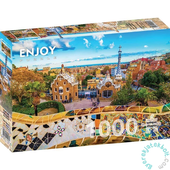 Enjoy 1000 db-os puzzle - View from Park Guell, Barcelona (1056)