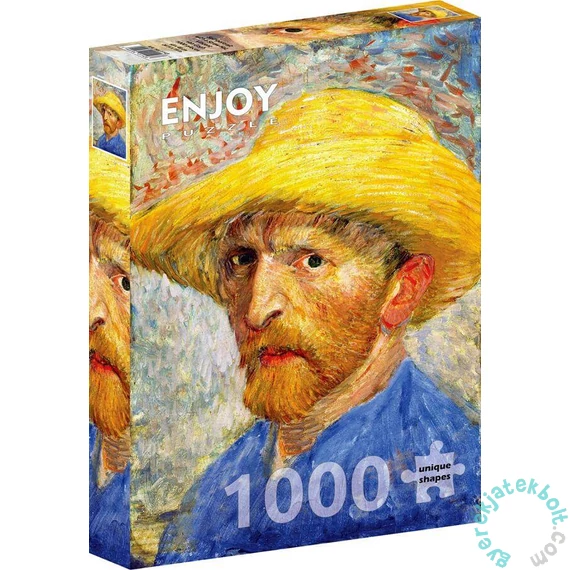 Enjoy 1000 db-os puzzle - Vincent Van Gogh: Self-portrait with a Straw Hat (1143)