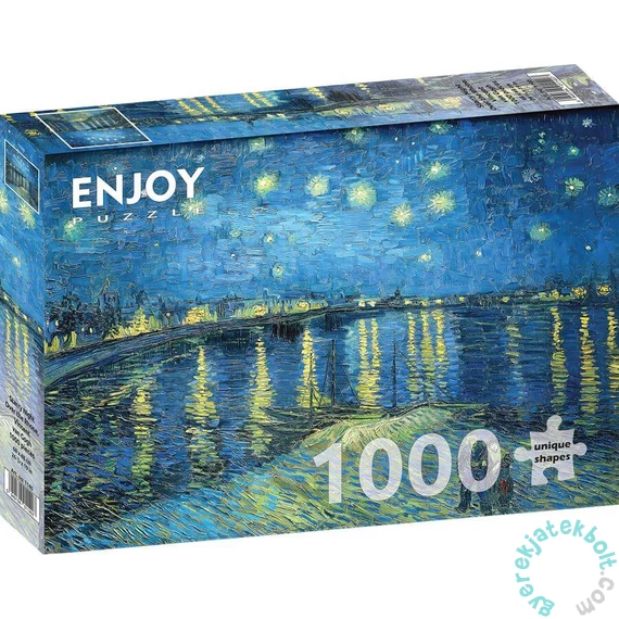 Enjoy 1000 db-os puzzle - Vincent Van Gogh: Starry Night Over Rhone (1140)
