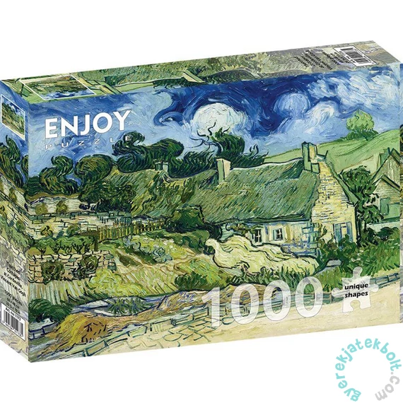 Enjoy 1000 db-os puzzle - Vincent Van Gogh: Thatched Cottages at Cordeville (1173)