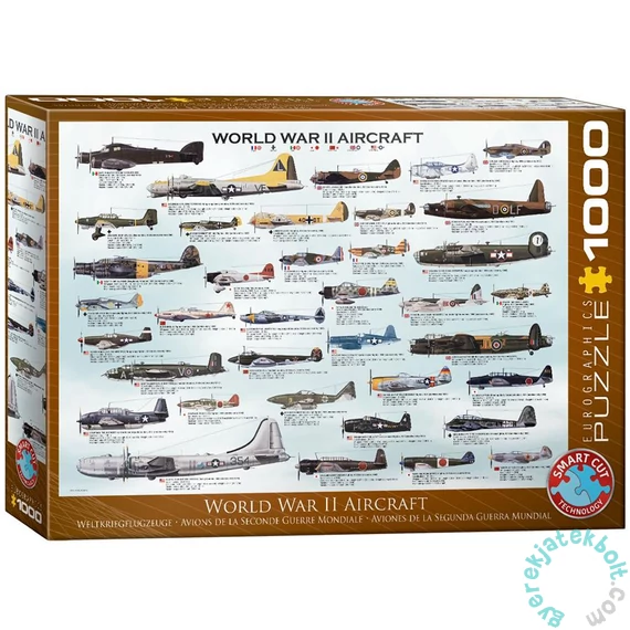 EuroGraphics 1000 db-os puzzle - World War II Aircraft (6000-0075)