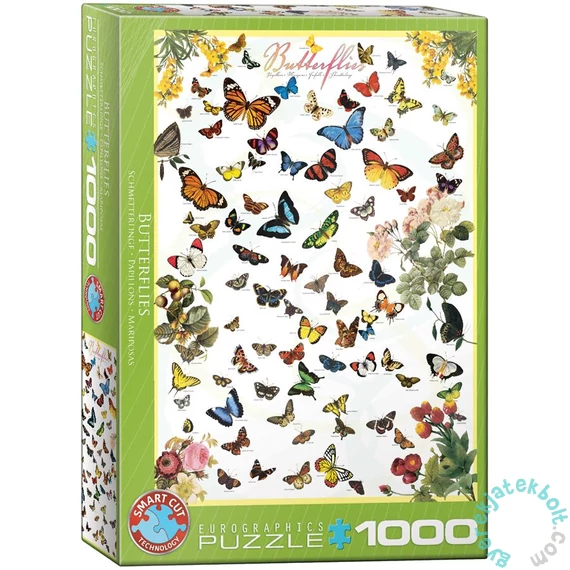 EuroGraphics 1000 db-os puzzle - Butterflies (6000-0077)