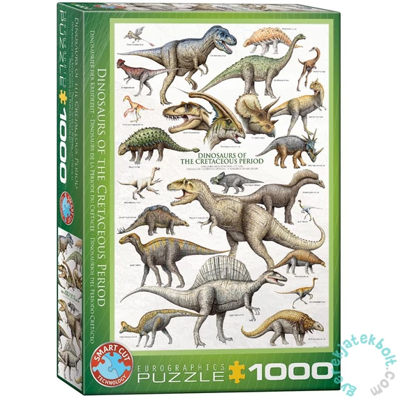 EuroGraphics 1000 db-os puzzle - Dinosaurs of the Cretaceous (6000-0098)