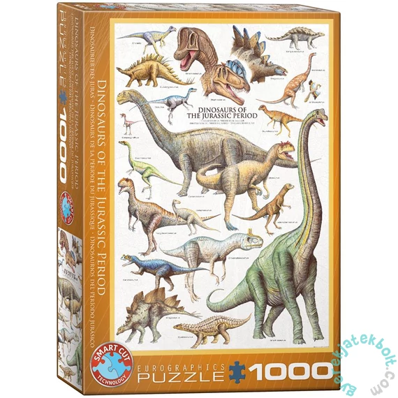 EuroGraphics 1000 db-os puzzle - Dinosaurs of the Jurassic (6000-0099)