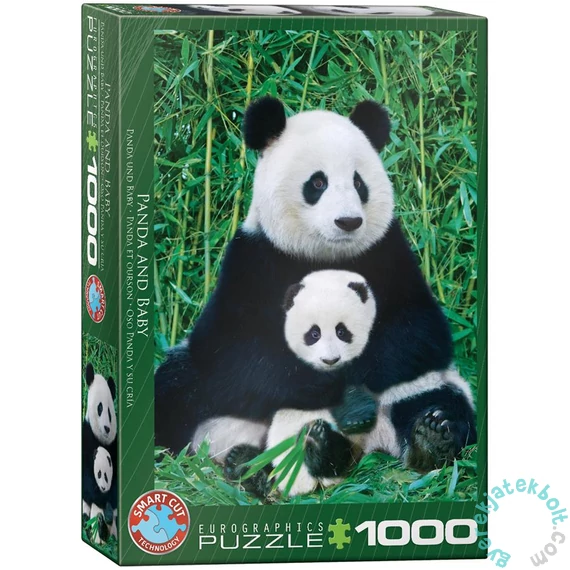 EuroGraphics 1000 db-os puzzle - Panda and Baby (6000-0173)