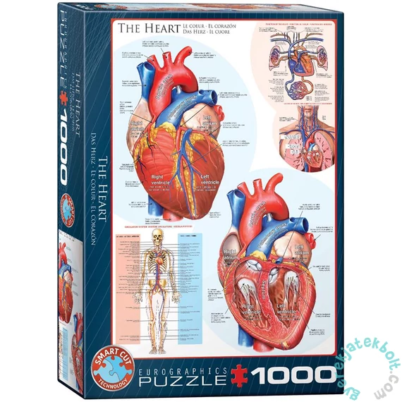 EuroGraphics 1000 db-os puzzle - The Heart (6000-0257)
