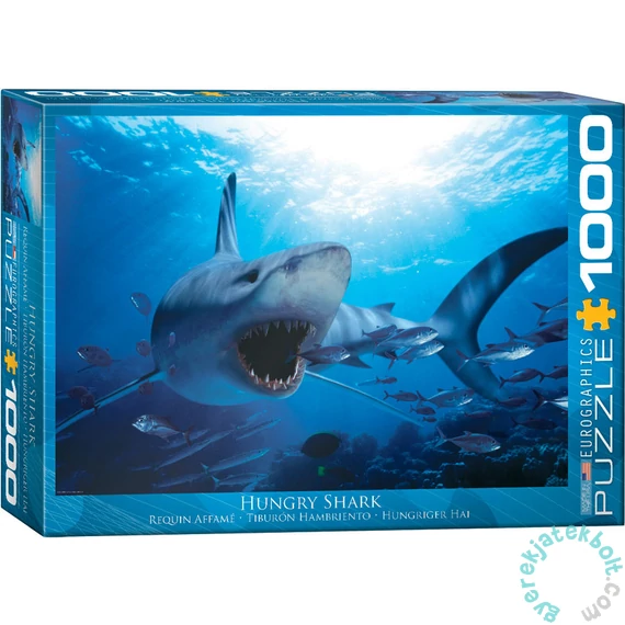EuroGraphics 1000 db-os puzzle - Hungry Shark (6000-0299)