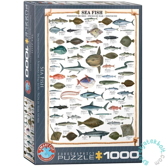 EuroGraphics 1000 db-os puzzle - Sea Fish (6000-0313)