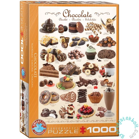 EuroGraphics 1000 db-os puzzle - Chocolate (6000-0411)