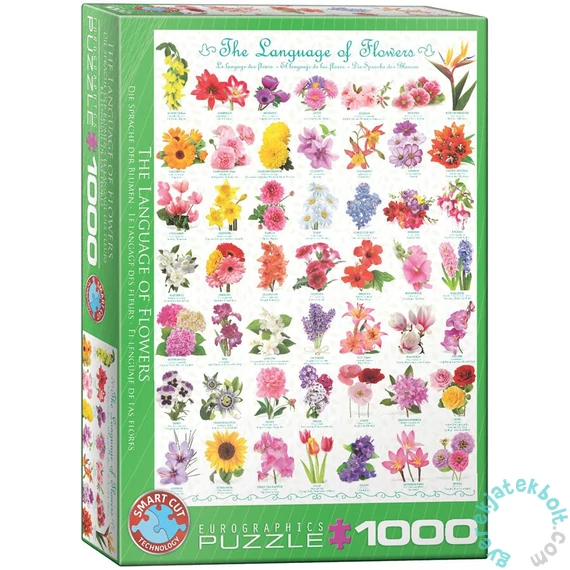 EuroGraphics 1000 db-os puzzle - The Language of Flowers (6000-0579)